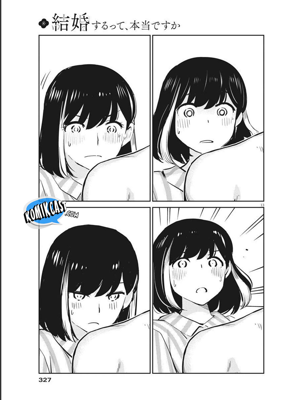 Kekkon Surutte, Hontou Desu ka? Chapter 62 Gambar 14